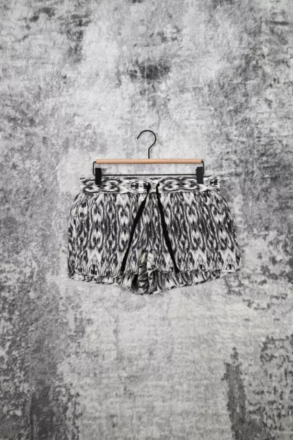 Joie Silk Ikat Drawstring Shorts Size M Medium