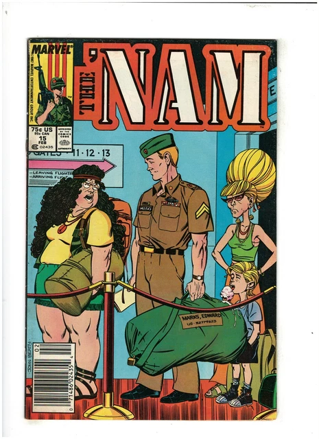 The 'Nam #15 VG/FN 5.0 Newsstand Marvel Comics 1988 Vietnam