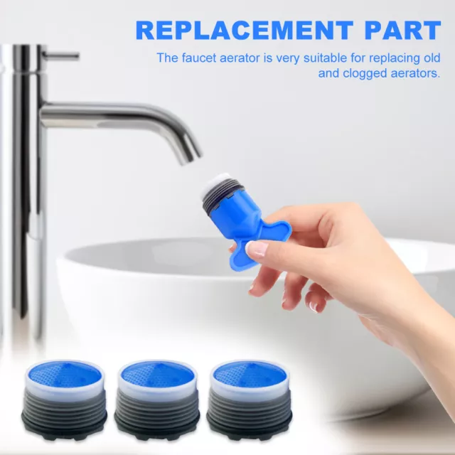 8pcs 18mm Faucet Aerator Set Noise Reduction Repair With Wrench Outlet Filter