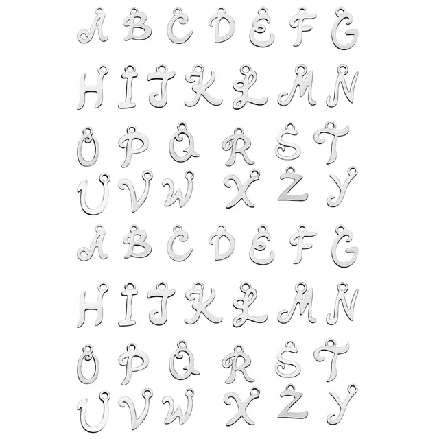Englisch A-Z Alphabetischen Charme Initial Charme Armband