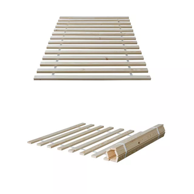 Lattenrost Rollrost 14 oder 23 Holzlatten Bettrost Rollroste 70/80/90/100 x 200