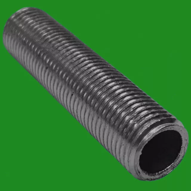6x M10 50mm x 10mm à Filetage Creux Filète Canne Tube Pour Électrique Feu Prise