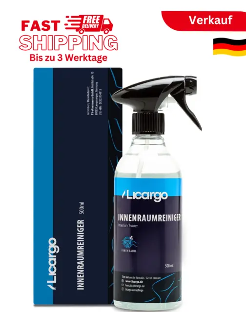 Licargo® Premium Auto-Innenreiniger (500 ml) – Cockpit-Reiniger pH-neutral