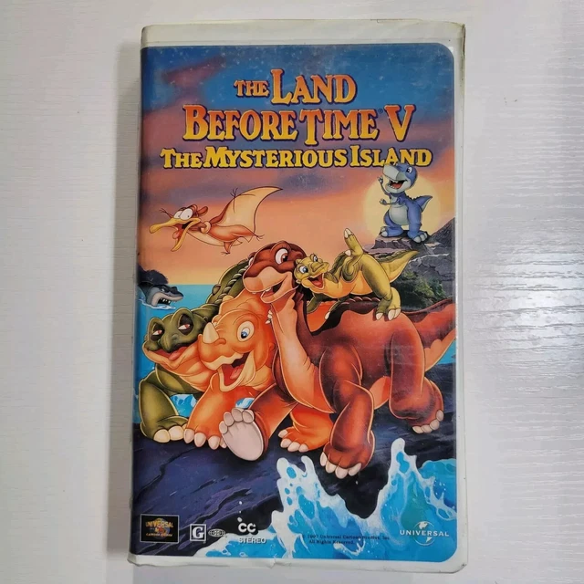 THE LAND BEFORE Time V : The Mysterious Island (1997 Clamshell VHS) £2.