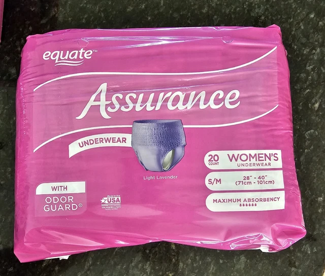 ASSURANCE DISPOSABLE DIAPERS Adult Incontinence Underwear For Women