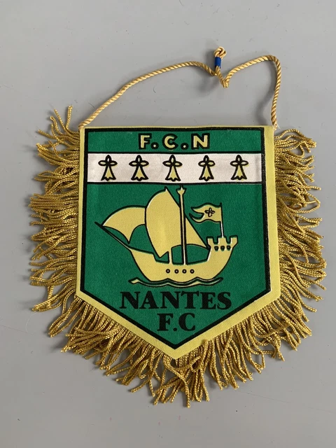 Petit Porte-clé Fanion FC Nantes - Vintage Football Avant 2000