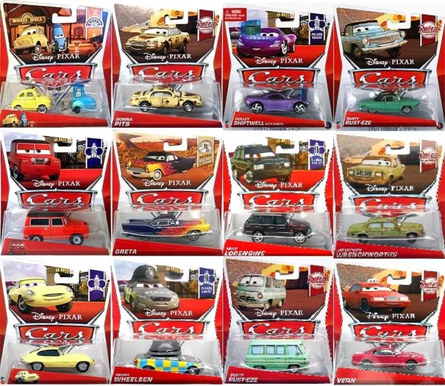 DISNEY CARS 2013 boost ruka flo holley GRETA SALLY RAMONE sheriff snot rod wingo