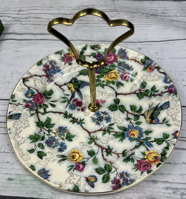 Vintage Royal Tudor Ware Barker Bros England Lorna Doone Chintz single tear cake