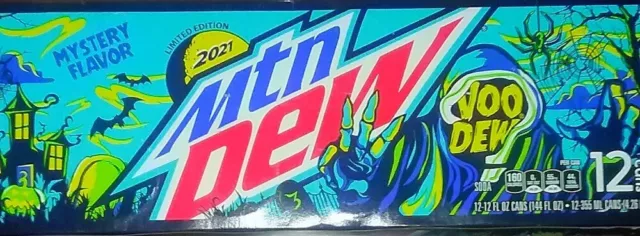 🎁😎🎁2021 Mystery Flavor🚙 🚚 ¨¨*:•. VOO DEW Mtn DEW 🎁😎  MOUNTAIN DEW 12 CANS