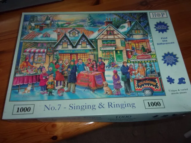 No.7 Singing & Ringing 1000 Piece House Of Puzzles (Hop) Jigsaw Puzzle Preloved