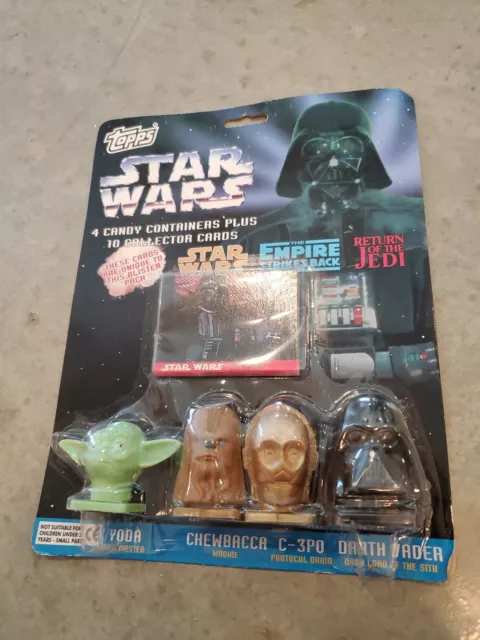 Star Wars Empire Jedi Topps UK Candy Heads Set 1996 10 Trading Cards Vader Yoda