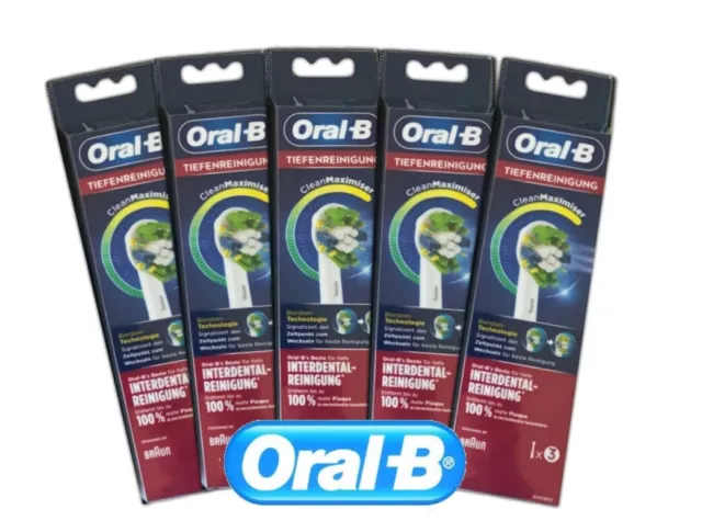 3,4,6,8,12  Braun Oral-B Aufsteckbürsten Tiefenreinigung  Ersatzbürsten Oralb