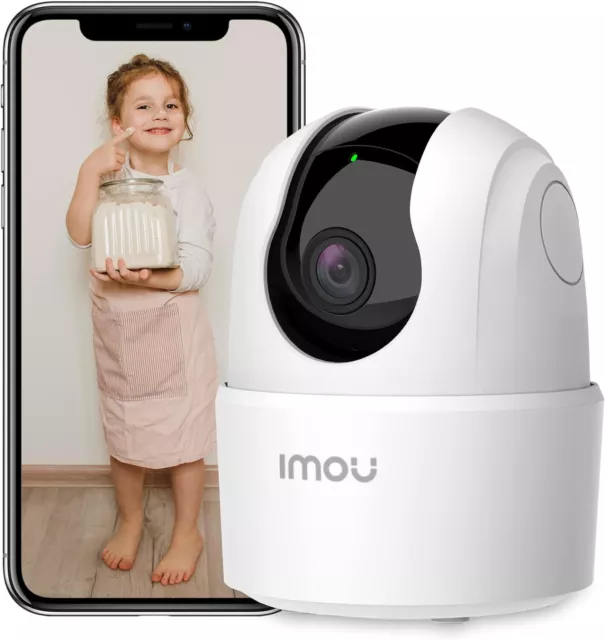 IMOU 2K WiFi Security Camera Indoor Pet Dog Baby Home IP Camera with AI Human/Mo