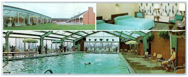 c1960 Allegheny Motor Inn Beers School Road Coraopolis Pennsylvania PA Postcard
