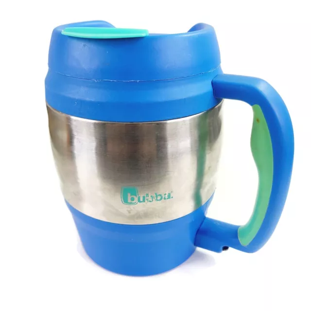 Bubba Keg 52 oz Insulated Travel Mug Bottle Opener Teal Blue Stainless Steel Lid