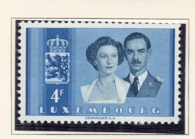 Luxembourg 1953 Early Issue Fine Mint Hinged 4F. NW-134640