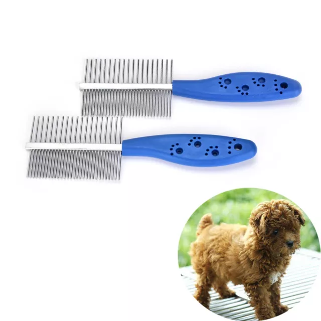 Grooming Comb Brush Comb Rake Hair Shedding Kill Flea for Pet Tools Dogs Cat-_bj