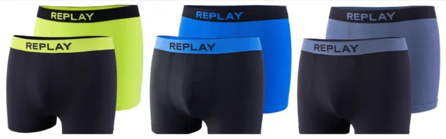 Replay 2er Paquete Calzoncillos Bóxer sin Costuras Estilo 01 Hombre I101010-001