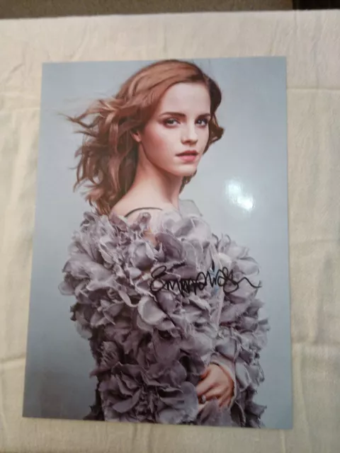 Emma Watson ; Hand Signed Photograph (12x8) + CoA
