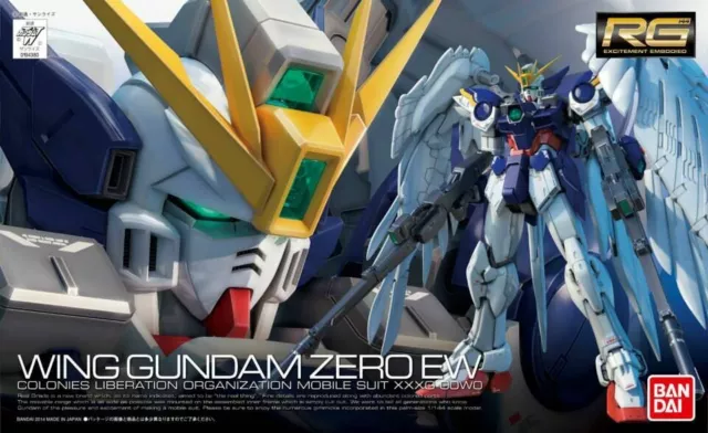 XXXG-00W0 Wing Gundam Zero EW RG Model Kit Bandai Hobby