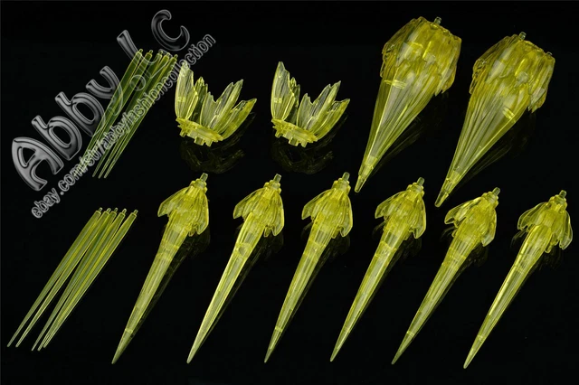 for RG 1/144 Zeong Mobile Suit Last Shooting Effect Parts Set Clear Yellow Blue