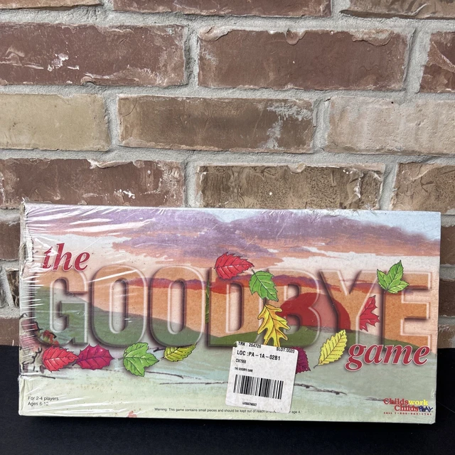 The Goodbye Game Board Game Grief Mourning Aid Death Dying NEW Sealed READ
