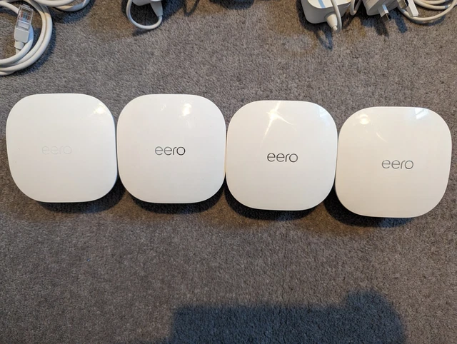 eero Mesh Dual-Band Home Wi-Fi 5 System - 1x router plus 3x extenders