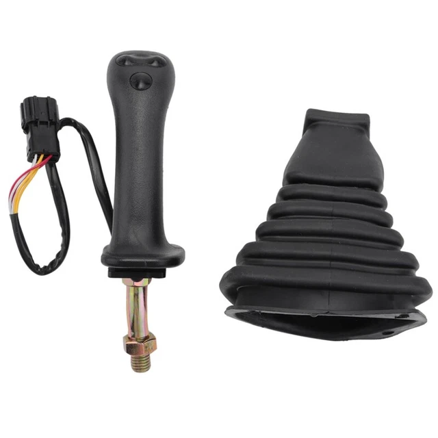 3 Buttons Excavator Joystick Assy Handle Gears with Dust Cover for Dooss