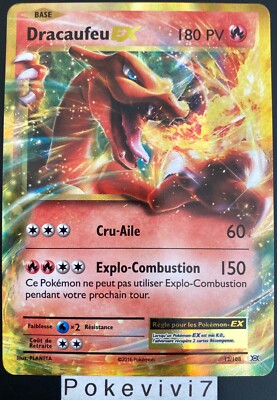 Carte Pokemon DRACAUFEU 12/108 Ultra Rare EX XY12 FR NEUF