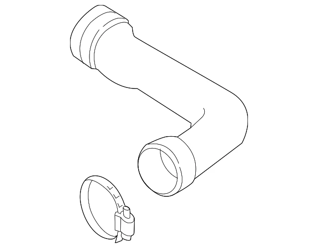 OEM NEW 2012-2019 VW Volkswagen Beetle Jetta Passat R-Line Outlet Hose 5C0145834