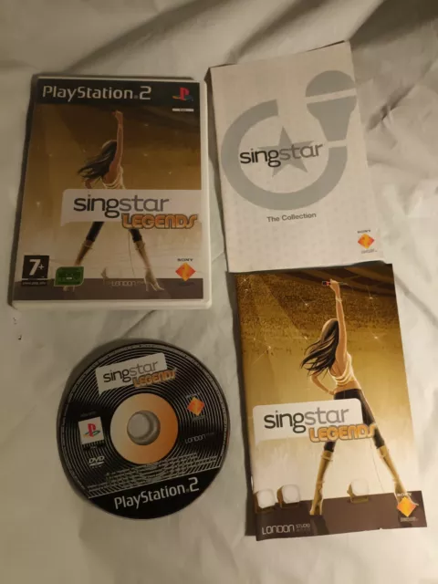 JEU PLAYSTATION 2 PS2 : SINGSTAR LEGENDS Avec Boîtier En bon état