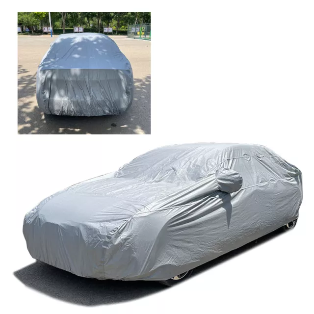 Outdoor Full Car Cover Waterproof Dustproof UV Resistant All Weather Protect Use