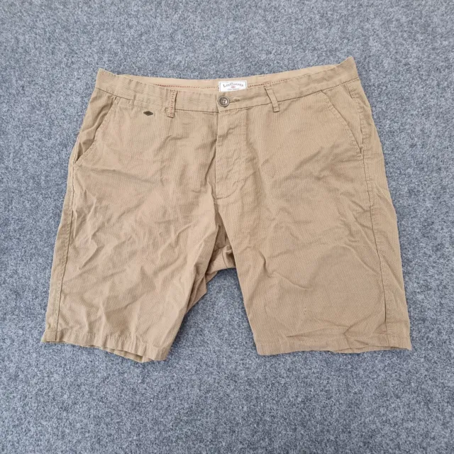 Lee Cooper Shorts Mens 38 brown cotton modern chino summer beach Size 38