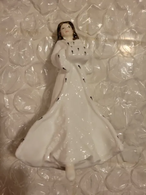 Royal Doulton CHRISTMAS DAY #HN3488 Porcelain Figurine White Dress limited