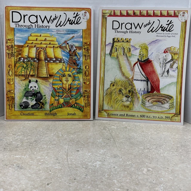 DRAW AND WRITE Through History.Creation through Jonah, Greece & Rome 1
