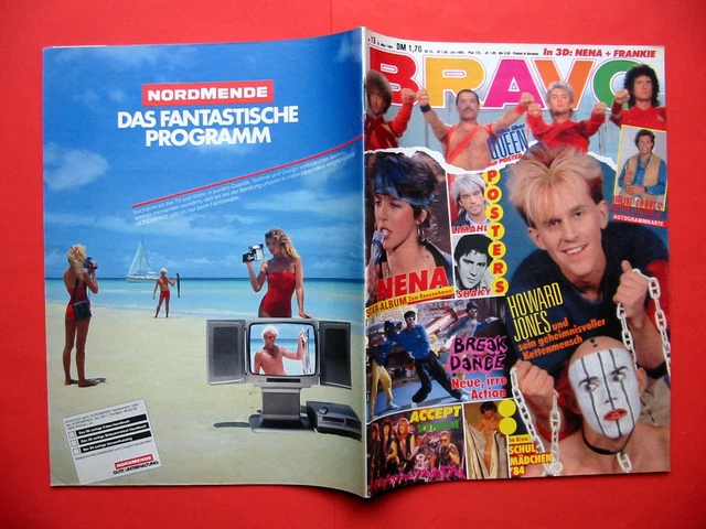 Bravo Heft 13/1984 NENA / Limahl / Queen / John James / Alphaville / Nicki 2