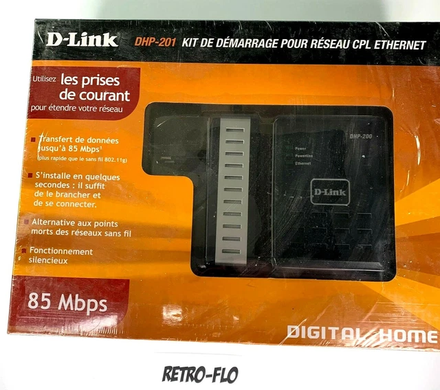 Test des adaptateurs CPL D-Link DHP-P601AV