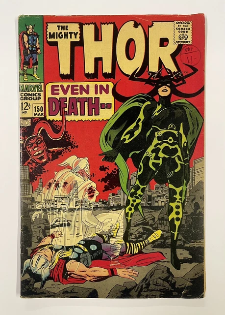 Thor #150. Mar 1968. Marvel. Vg. Wrecker! Loki! Hela! Stan Lee! Kirby Cover!