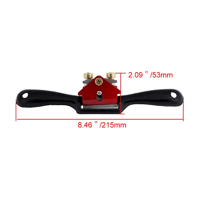 Adjustable Metal Spokeshave Woodworking Plane Blade Spoke Shave Cutting Tools