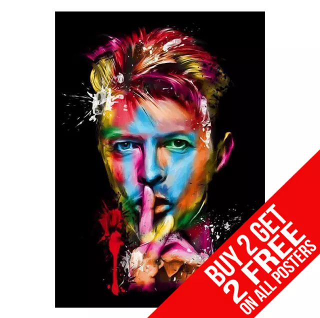 David Bowie Poster Ziggy Stardust Art Print A4 A3 Size - Buy 2 Get Any 2 Free