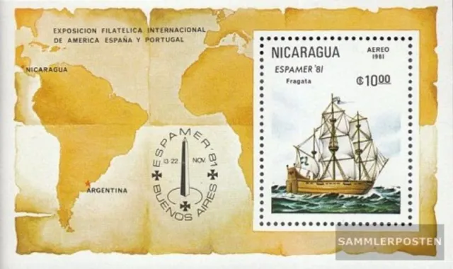Nicaragua Block140 (kompl.Ausg.) postfrisch 1981 ESPAMER `81