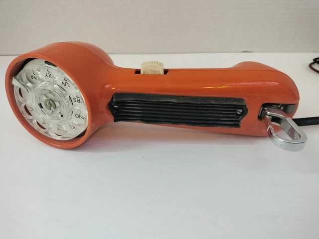 Vintage Bell System Western Electric Lineman’s Test/Butt Set Rotary Phone Orange