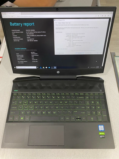 HP PAVILION GAMING Laptop 15-dk0096wm Core i5-9300H 2.4 16GB 256GB SSD ...