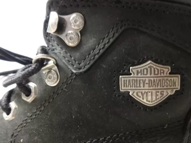 Vintage Harley-Davidson Biker Laced Work Boots Size Mens 8 Official Merchandise 2