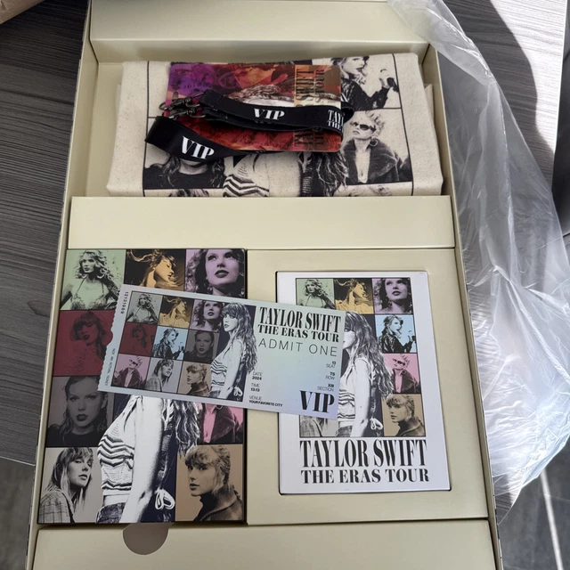 TAYLOR SWIFT THE Eras Tour VIP Merchandise Box : Brand New £21.48 ...