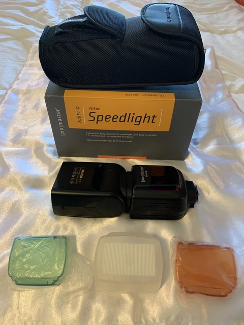 Open Box Promaster 200ST-R TTL Speedlight Electronic Zoom Flash for Nikon #8581