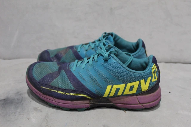 Inov8 Terraclaw 250 blaue Damen-Laufschuhe Größe UK 7 - leicht - Laufen