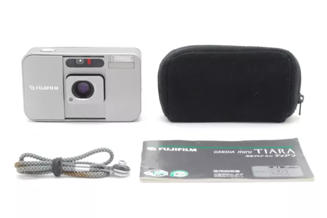 [NEAR MINT w/ Case] Fujifilm Fuji CARDIA mini TIARA 35mm Film Camera From JAPAN