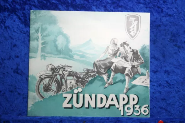 Zündapp Motorräder DB DBL 200 1936 Prospekt (M1002) FAKSIMILE Archiv Verlag