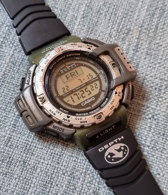 CASIO PROTREK PRT40 triple sensor altimeter barometer thermometer